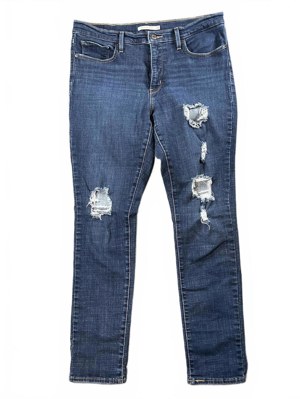 Levi's 311 Shaping Skinny Women's Distressed Denim Jeans Size 32X30